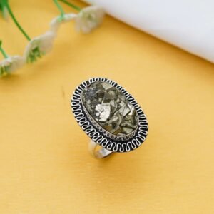 Arts Crystal Products Natural Labradorite Ring Set for Women,Vintage Joint Knuckle Stackable Rings Oval Gemstone Ring